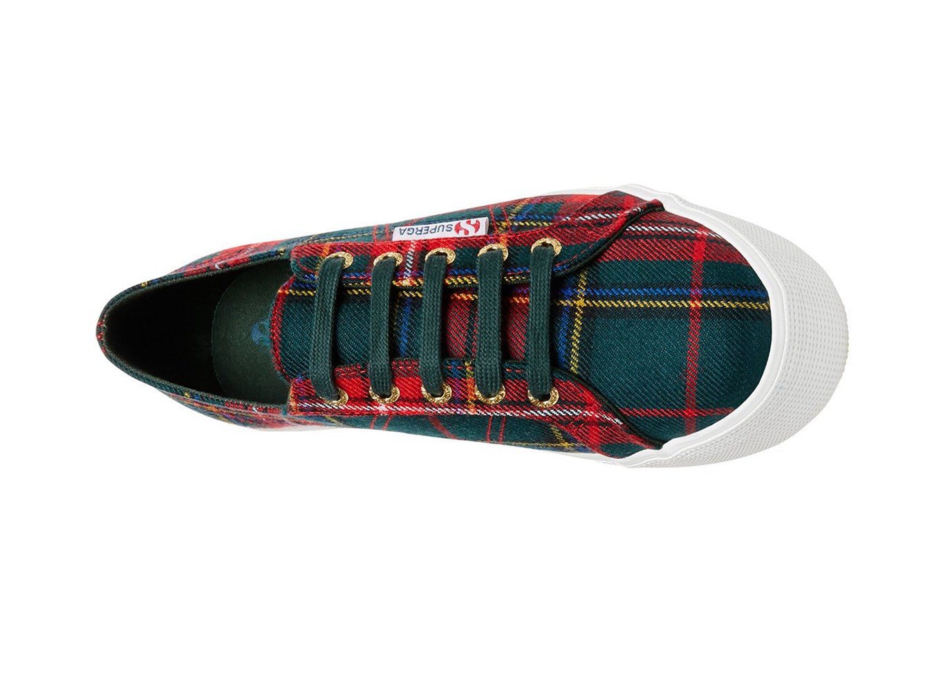 Superga Multicolor Platform Womens - 2790 Tartanw - 842GRTFOU
